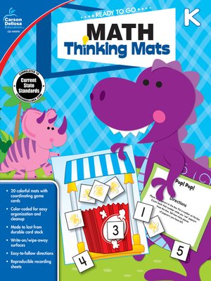 cover image of Math Thinking Mats, Grade K